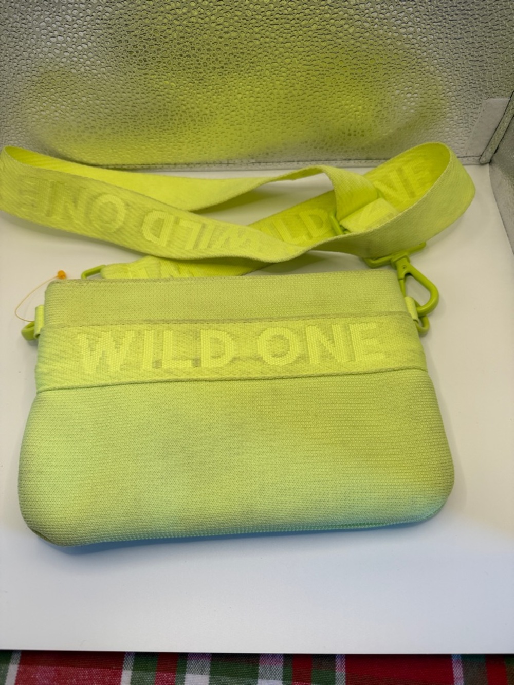 Neon Lime Crossbody Bag -